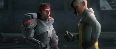 Tech copied
the tactical droid's intel - Star Wars: The Bad Batch
