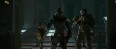 Tech, we've got a problem. Get off the ship. Now! - Star Wars: The Bad Batch