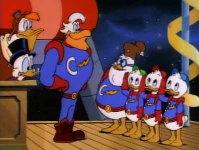 [techno music playing] - DuckTales