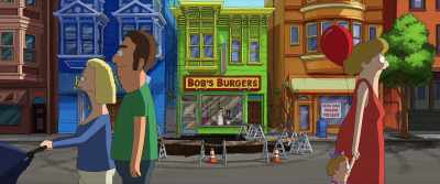 TEDDY: Hmm, people do not seem
to mind going to a park - The Bob's Burgers Movie