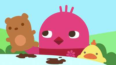 Teddy says, "Come back after bath." - Sago Mini Friends