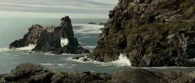 TEDDY: What about those caves down there? - Shutter Island