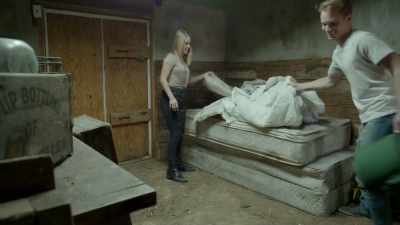 [teens laughing] - Death Camp
