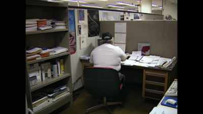 - (TELEPHONE RINGING)
- (KEYBOARD CLACKING) - Time Bomb Y2K