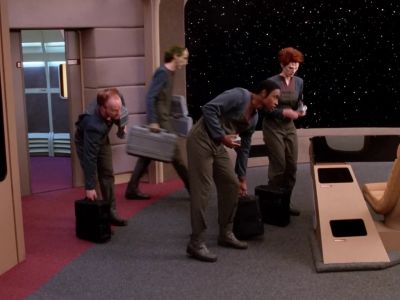 Tell Arkaria we're almost finished. - Star Trek: The Next Generation