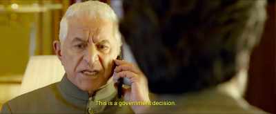 Tell him he can have cops flank him 
on the left or the right. - Darbar
