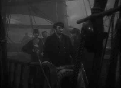 - Tell him to keep steady as she goes.
- Aye, aye, sir. - The Sea Wolf