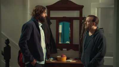 Tell them that he's arriving at the corner. - After Life