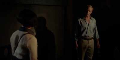 Templeton stood guard, and
she led us here to the crypt. - Miss Fisher and the Crypt of Tears
