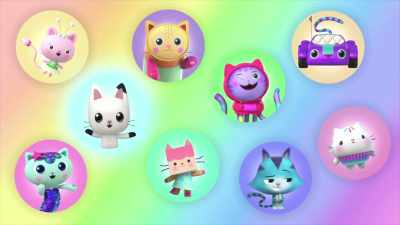 [tempo quickens] ♪ Gabby Cat, Gabby Cat ♪ - Gabby's Dollhouse