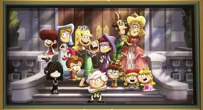 Ten girls and one boy.
Literally just like us. - The Loud House Movie