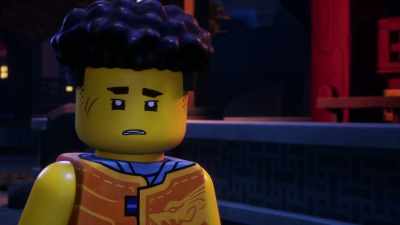 -[tender music]
-[footsteps clicking] - LEGO Ninjago: Dragons Rising
