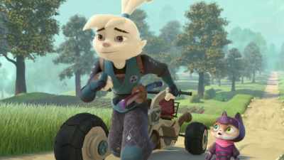 [tender music playing] - Samurai Rabbit: The Usagi Chronicles