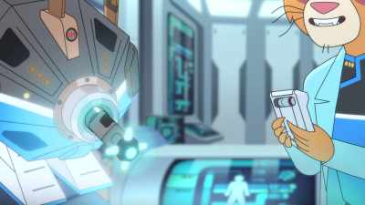 Tendi, hang back.
I don't want you to get - Star Trek: Lower Decks