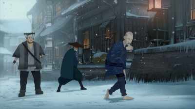 [tense music accelerates, fades] - BLUE EYE SAMURAI