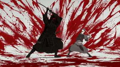 [tense music accelerates, fades] - BLUE EYE SAMURAI