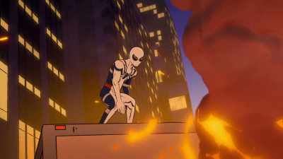 [♪ tense music continuing] - Your Friendly Neighborhood Spider-Man