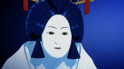 [tense music intensifies, stops] - BLUE EYE SAMURAI
