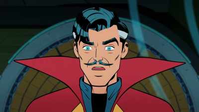 -[♪ tense music playing]
-[Doctor Strange groaning] - Your Friendly Neighborhood Spider-Man