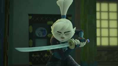 [tense music playing] - Samurai Rabbit: The Usagi Chronicles