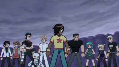 [tense music playing] - Scott Pilgrim Takes Off