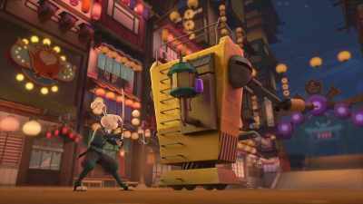 [tense music plays] - Samurai Rabbit: The Usagi Chronicles