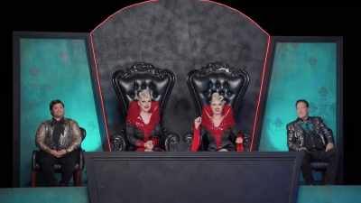 [tense music] - The Boulet Brothers' Dragula: Titans