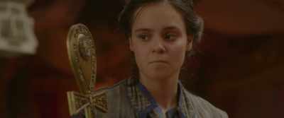 [tense music] - Theodosia
