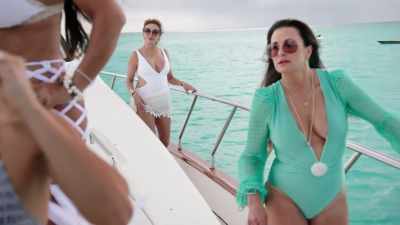 [tense music] - The Real Housewives Ultimate Girls Trip