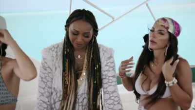 [tense music] - The Real Housewives Ultimate Girls Trip