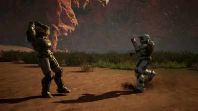[tense music] - Red vs. Blue: Restoration