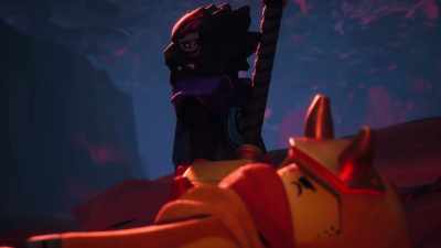 [tense music] - LEGO Ninjago: Dragons Rising