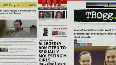 [tense music] - Shiny Happy People: Duggar Family Secrets