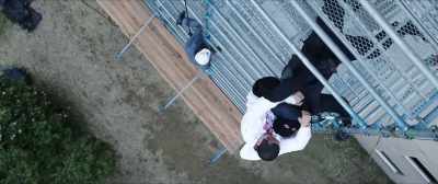 -Tenth floor scaffolding! Everyone go!
-Copy. - THE FABLE: The Killer Who Doesn't Kill