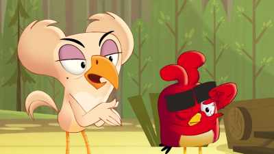 -[Terence growls]
-[all whimper] - Angry Birds: Summer Madness