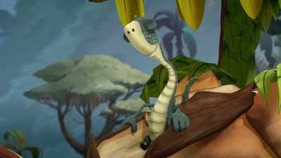 Termy's still sleeping,
Giganto's done with his bath. - Gigantosaurus