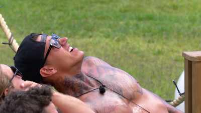 TERRY: So what cloud patterns
we got today then? - Love Island