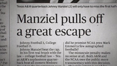 Texas A&M star quarterback, - Untold: Johnny Football