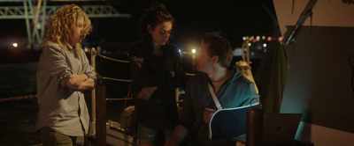 Text him back and say
we'll meet them there with the drive. - The Spy Who Dumped Me
