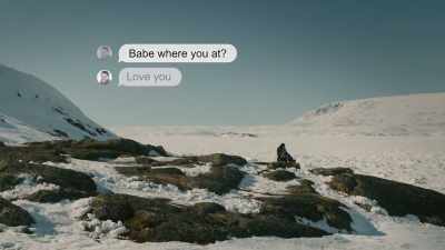 (text message chimes) - North of North