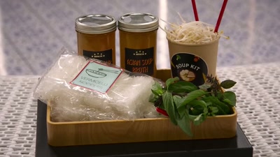 Thai basil, mung beans,
vermicelli, and broth. - Cook at all Costs