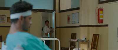 Thank god! His eye is not hurt. - Student of the Year 2