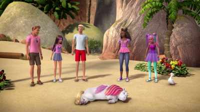 Thank goodness, you found
Rocki just in time. - Barbie: A Touch of Magic