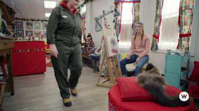 Thank goodness we realized
Kyle prefers the goose feather - We Wish You a Married Christmas
