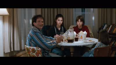 Oh Daniel charmingThank you Miranda I was going kind of for a refugee motifYou know fleeing my homeland kind of thingBut look at youThis lovely Dances With Wolves motifWhat's your Indian name Shops With a FistAre my children ready yetNo our children are - Mrs  Doubtfire