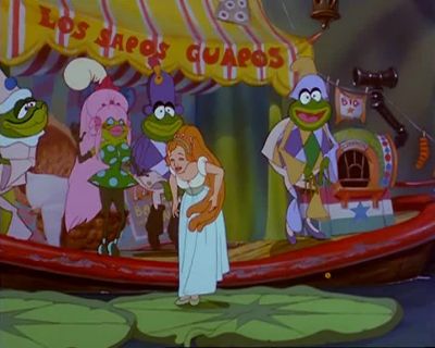 Thank you Mrs Toad Thank you They really like me - Thumbelina