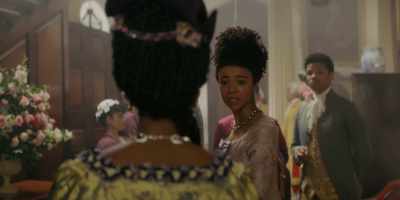Thank them all for their hospitality. - Queen Charlotte: A Bridgerton Story