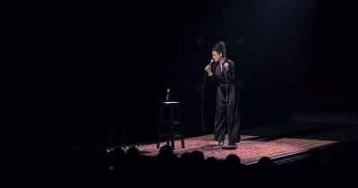 Thank you very much
for being here, and listening to me, - Jenny Slate: Stage Fright