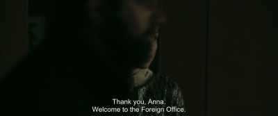 Thank you, Anna.
Welcome to the Foreign Office. - The Marco Effect