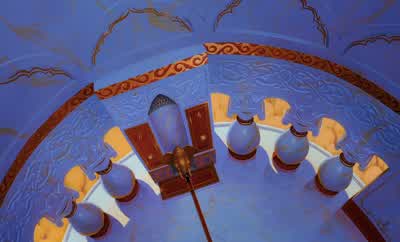 Thank you for choosing Magic Carpet for all your travel needsDon't stand until the rug has come to a complete stopThank you Goodbye now Good bye Thank youWell how about that Mr Doubting MustafaOh you sure showed me Now about my three wishesDost mine ears - Aladdin